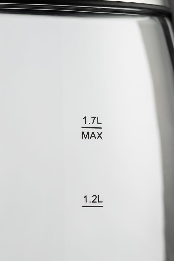 Электрический чайник Lumimore, стеклянный, серебристо-черный — изображение 6