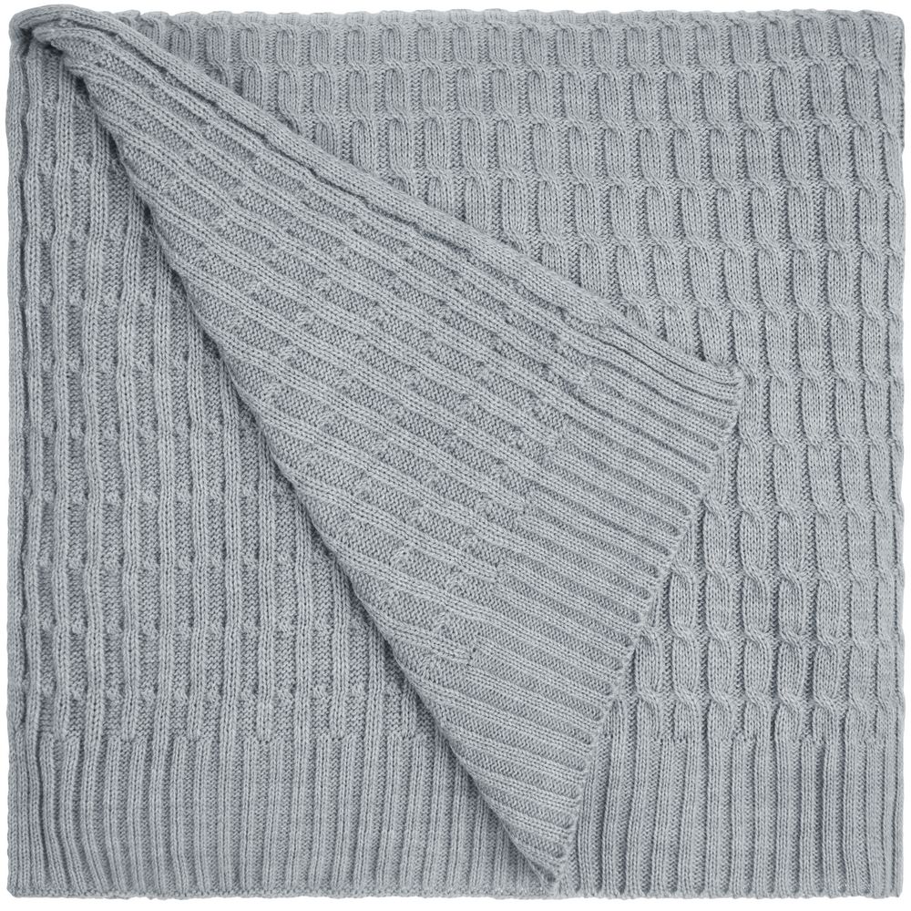 Плед Slumberland, серебристо-серый меланж — изображение 3