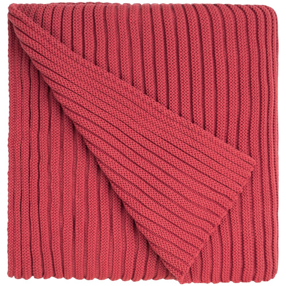 Плед Quill, красный (коралл) — изображение 3