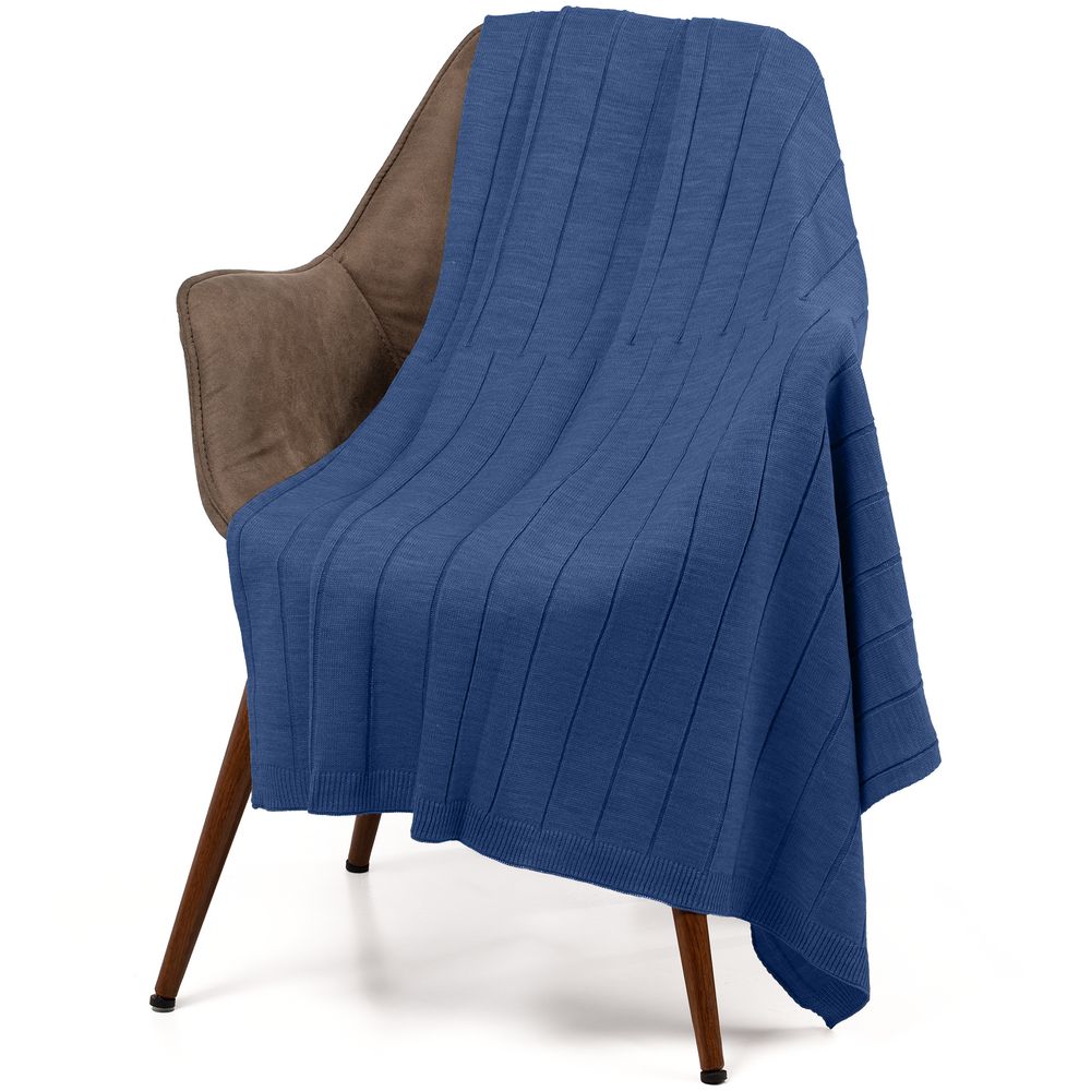 Плед Bambolay, синий (черника) — изображение 2