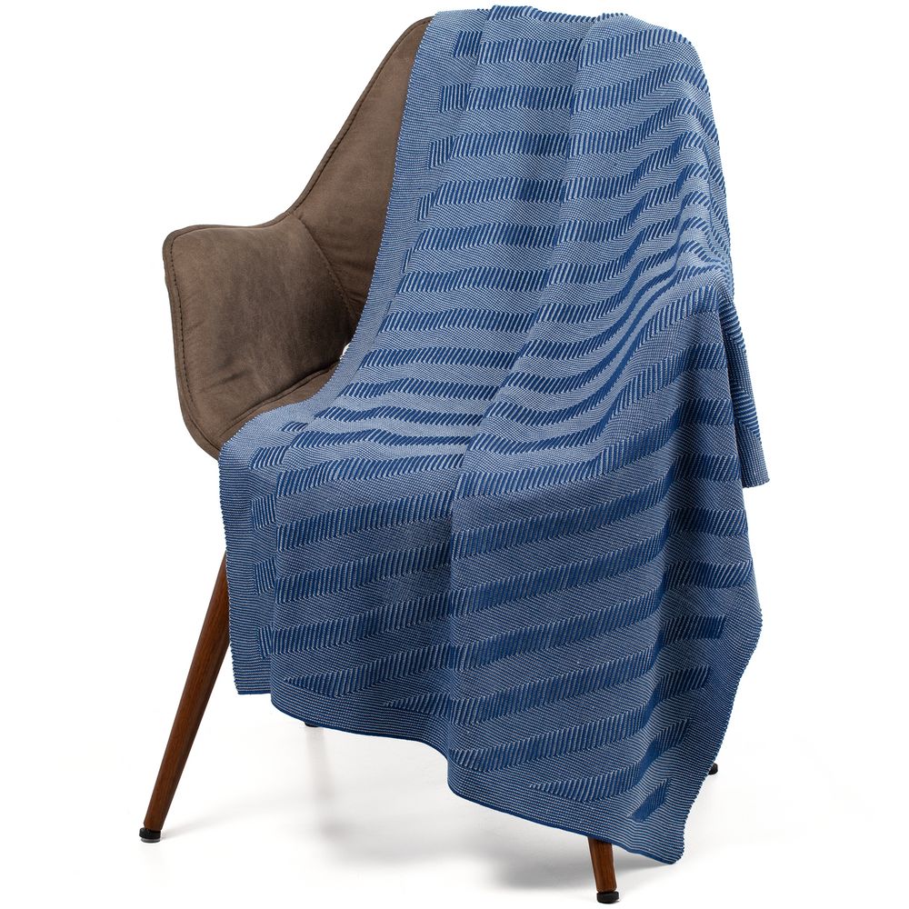 Плед Locus Solus, синий с голубым — изображение 2