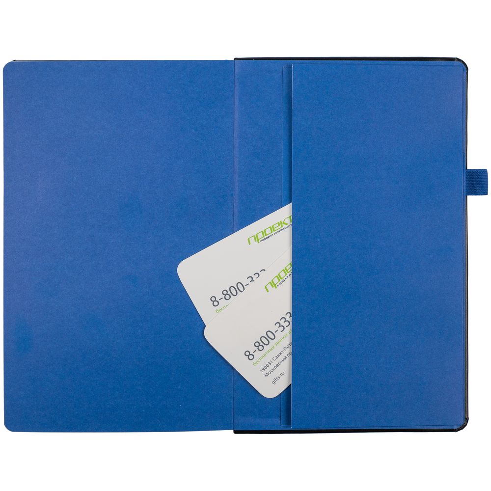 Ежедневник Ton Black, недатированный, черный с синий — изображение 5