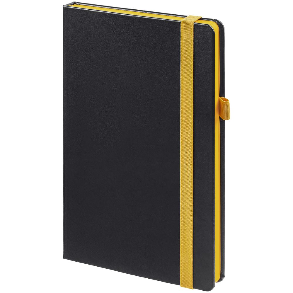 Ежедневник Ton, недатированный, черный с желтым — изображение 2