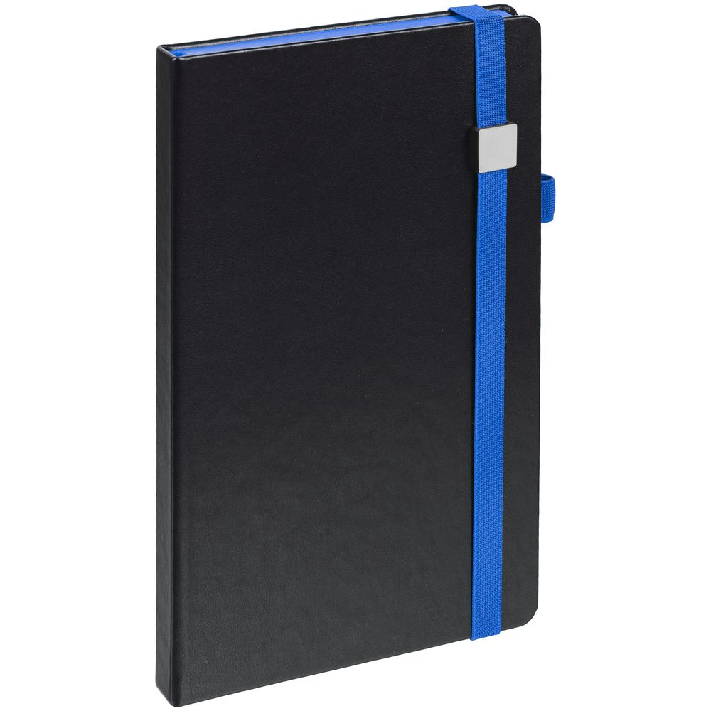 Ежедневник Ton Metal, недатированный, черный с синим — изображение 4