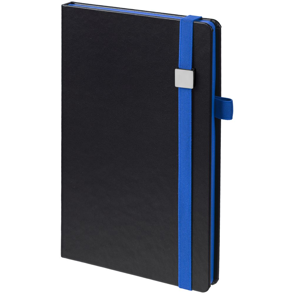 Ежедневник Ton Metal, недатированный, черный с синим — изображение 2