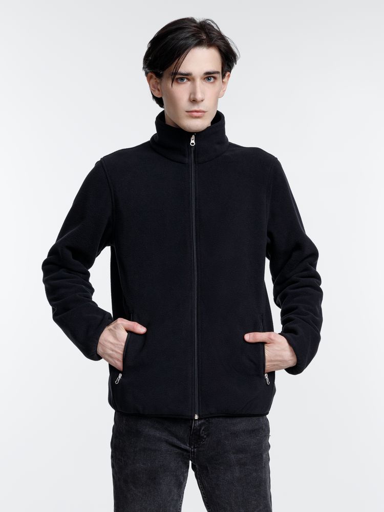 Куртка флисовая унисекс Nesse, черная — изображение 7