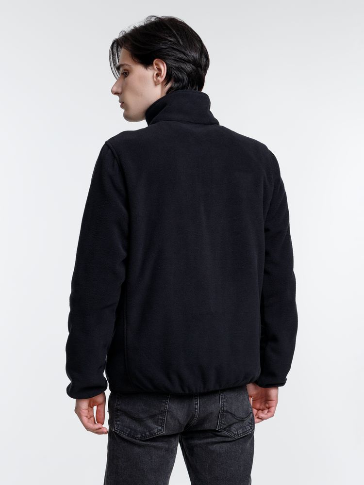 Куртка флисовая унисекс Nesse, черная — изображение 8