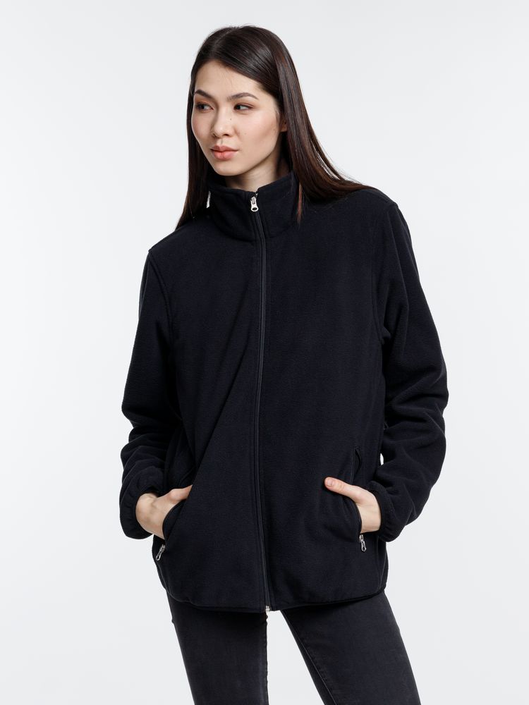 Куртка флисовая унисекс Nesse, черная — изображение 10