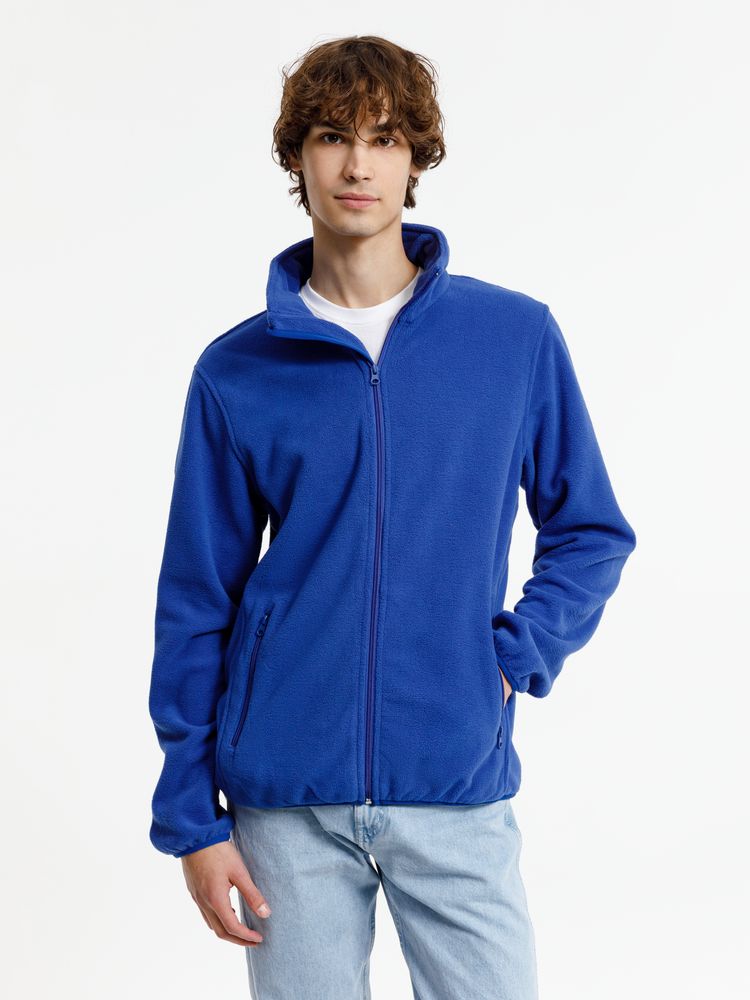 Куртка флисовая унисекс Nesse, синяя — изображение 7