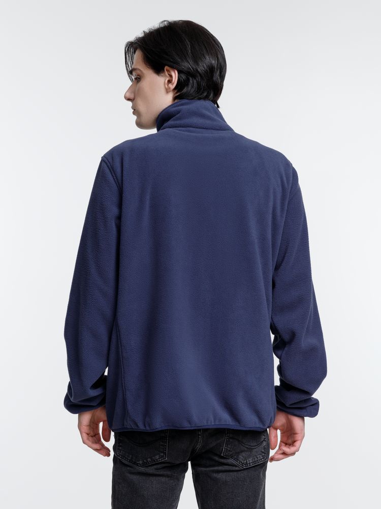 Куртка флисовая унисекс Nesse, темно-синяя — изображение 9