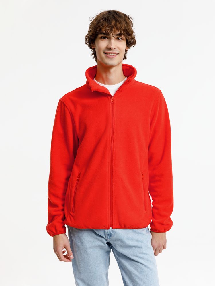 Куртка флисовая унисекс Nesse, красная — изображение 7