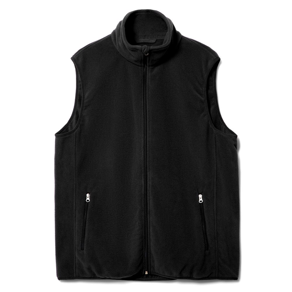 Жилет флисовый унисекс Nesse, черный — изображение 2