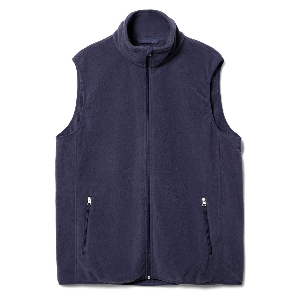 Жилет флисовый унисекс Nesse, темно-синий — изображение 2