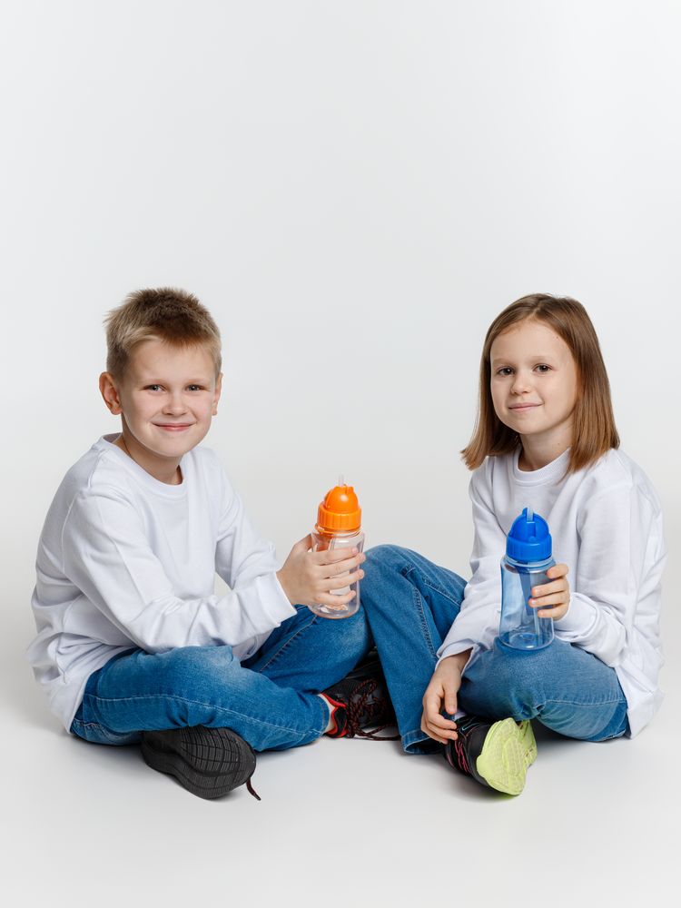 Детская бутылка для воды Nimble, оранжевая — изображение 7