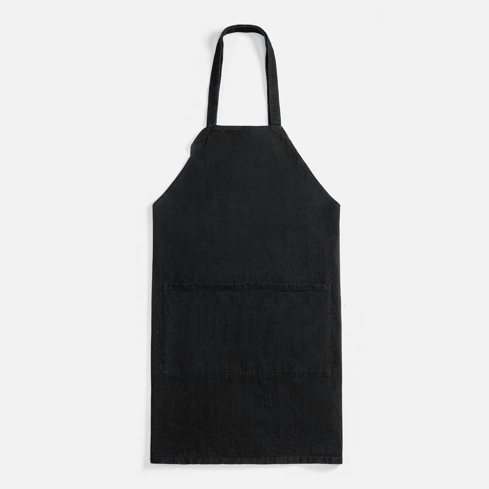 Фартук джинсовый E2, черный — изображение 3