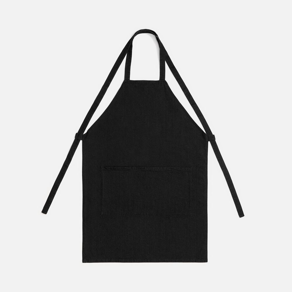 Фартук джинсовый E2, черный — изображение 2