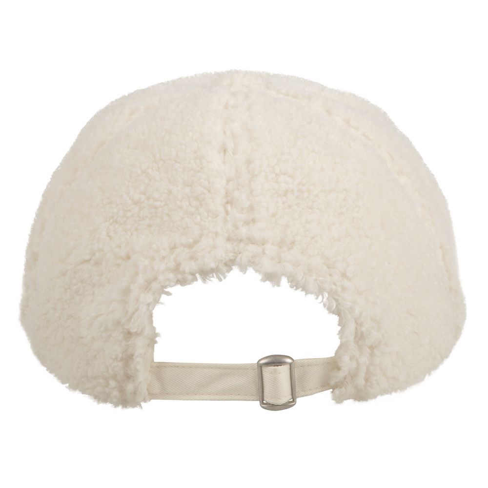 Бейсболка Oblako, утепленная, молочно-белая — изображение 4