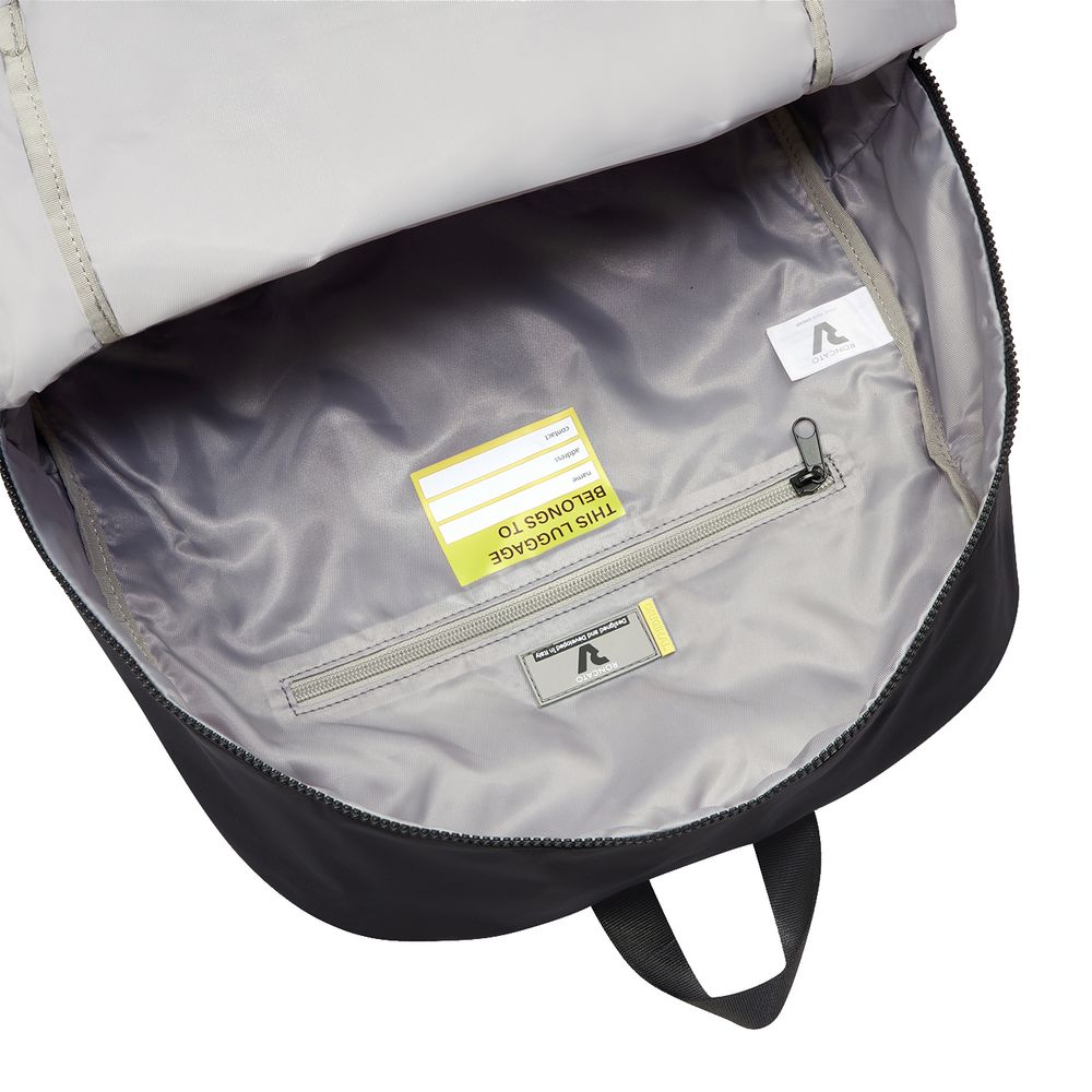 Складной рюкзак Compact Neon, черный с зеленым — изображение 6