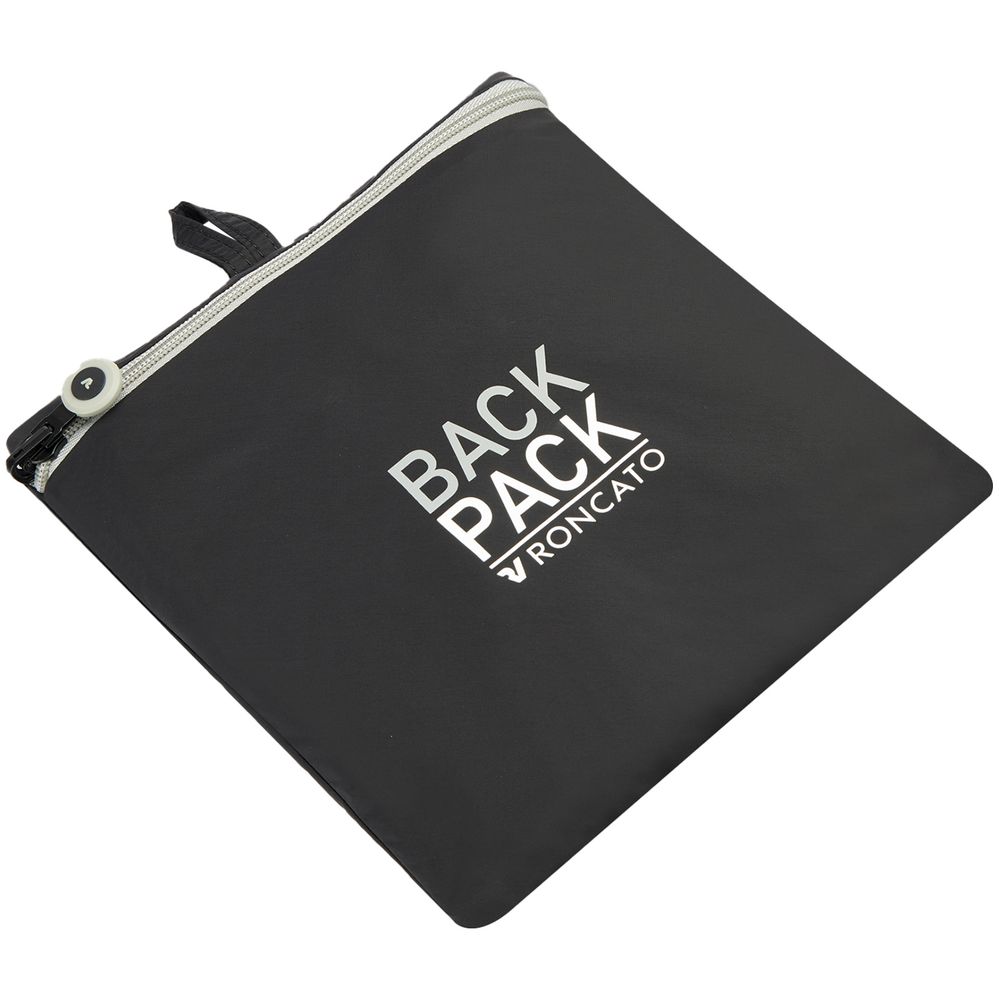 Складной рюкзак Compact Neon, черный с белым — изображение 7