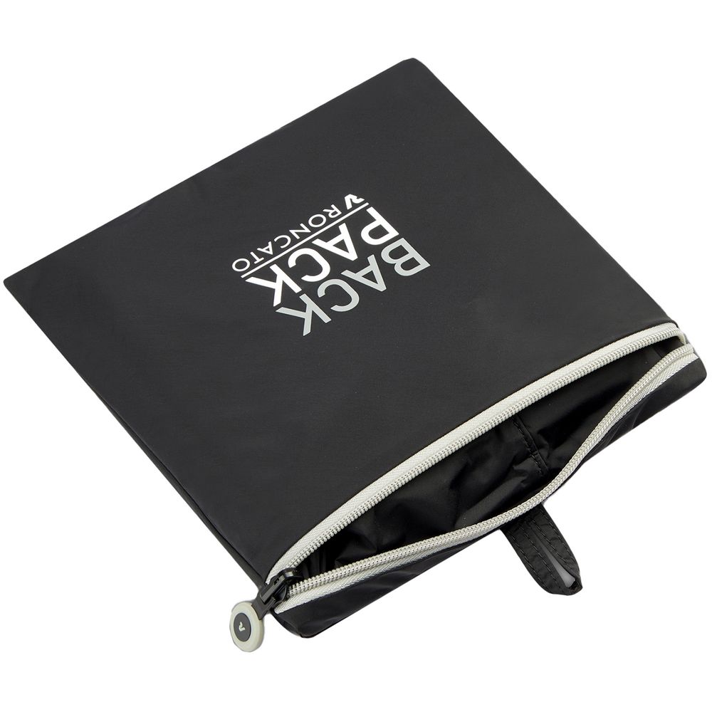 Складной рюкзак Compact Neon, черный с белым — изображение 8