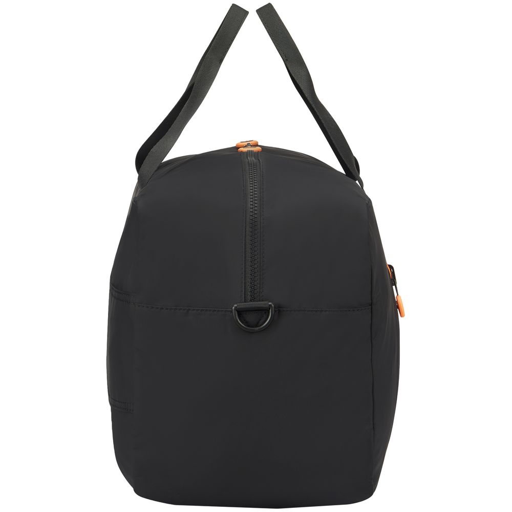 Сумка дорожная Compact Neon, черная с оранжевым — изображение 5