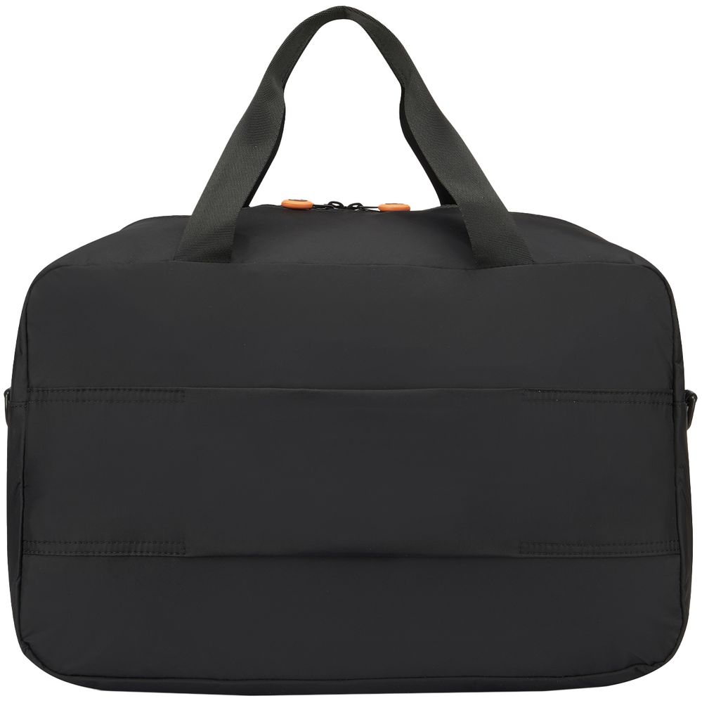 Сумка дорожная Compact Neon, черная с оранжевым — изображение 4