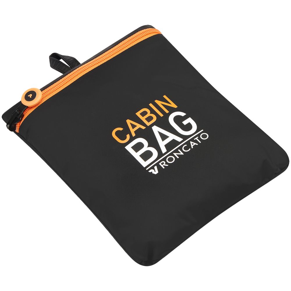 Сумка дорожная Compact Neon, черная с оранжевым — изображение 7