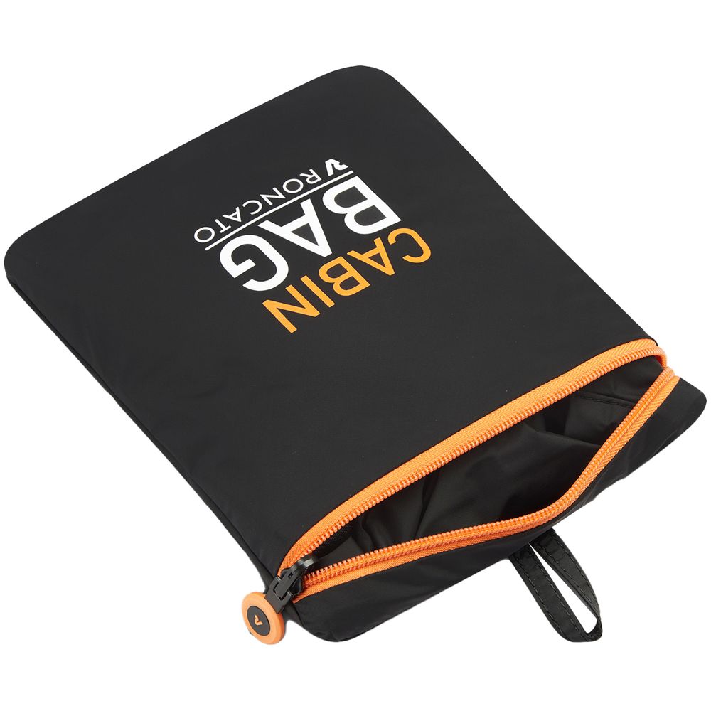 Сумка дорожная Compact Neon, черная с оранжевым — изображение 8