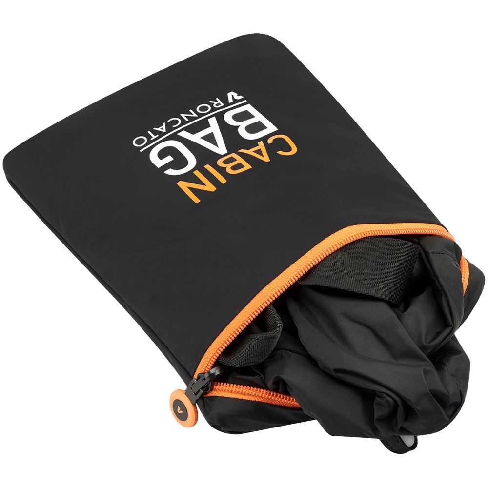 Сумка дорожная Compact Neon, черная с оранжевым — изображение 9