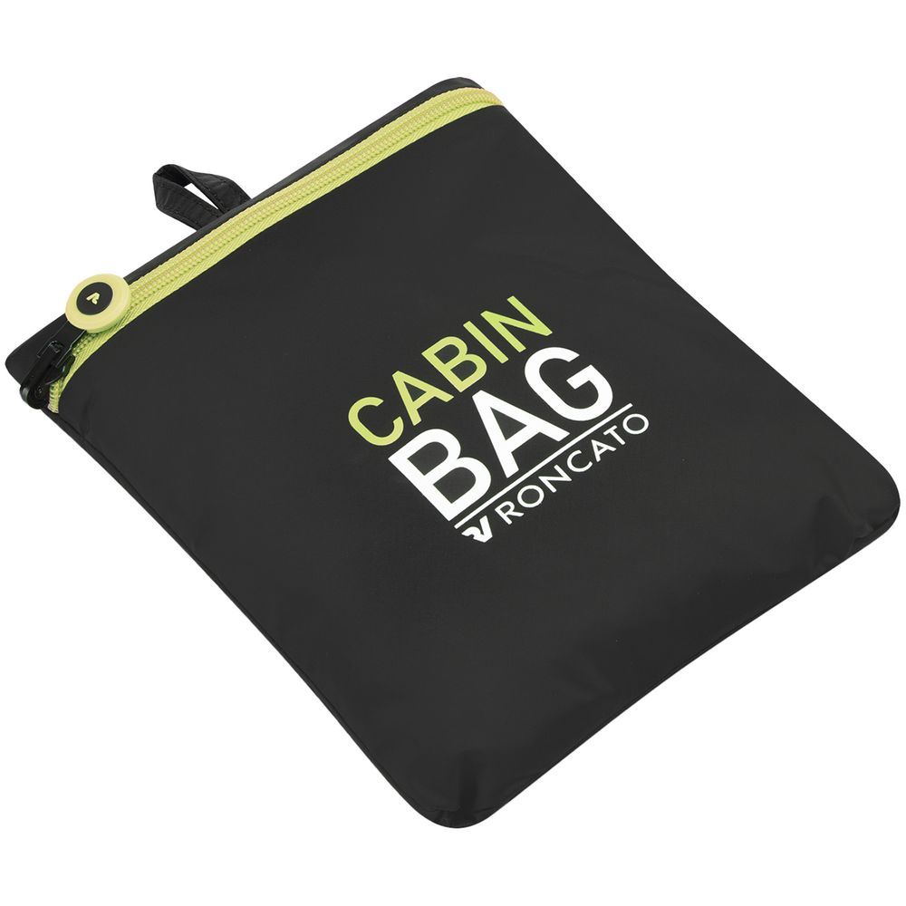 Сумка дорожная Compact Neon, черная с зеленым — изображение 7