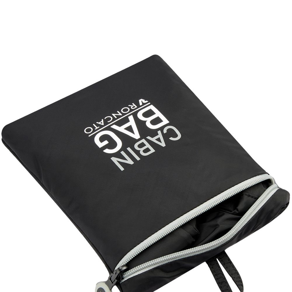 Сумка дорожная Compact Neon, черная с белым — изображение 8