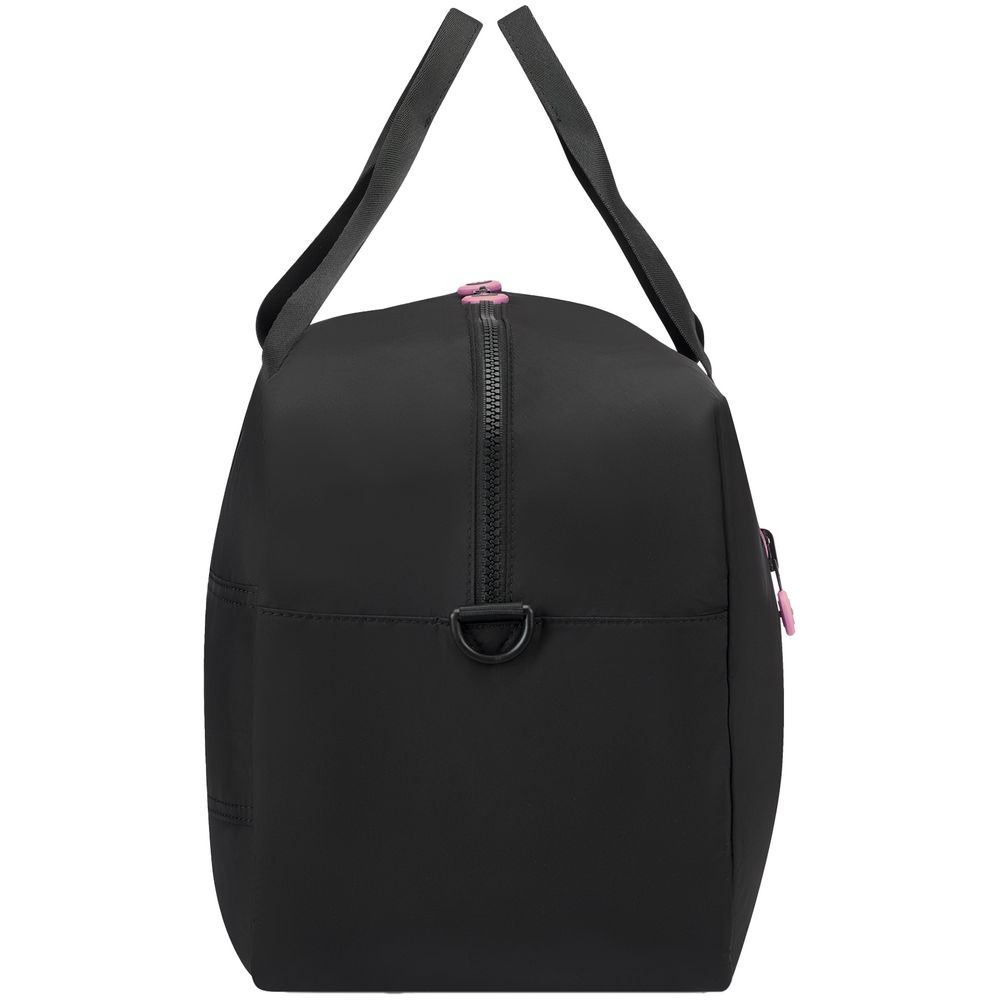 Сумка дорожная Compact Neon, черная с розовым — изображение 5