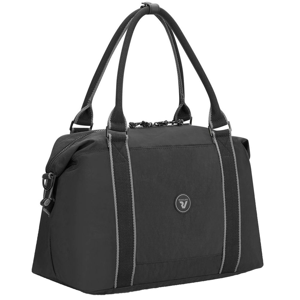 Сумка дорожная Rolling, черная — изображение 2