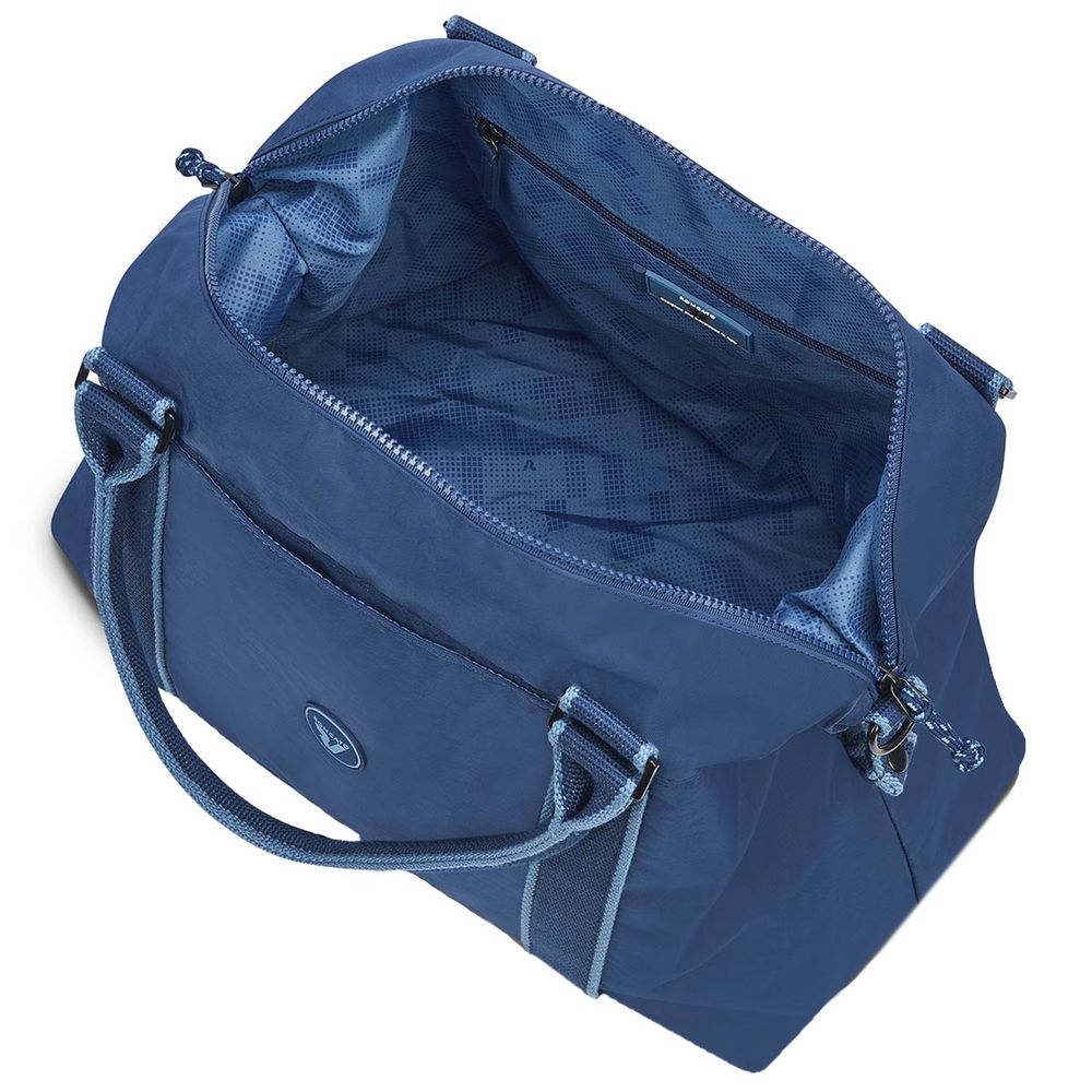 Сумка дорожная Rolling, синяя — изображение 6