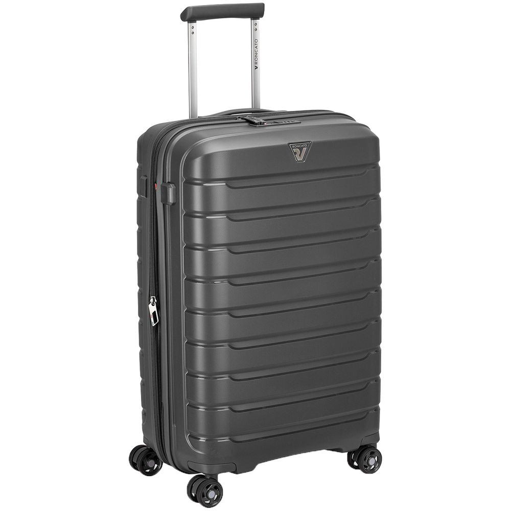 Чемодан Butterfly M, серый — изображение 2