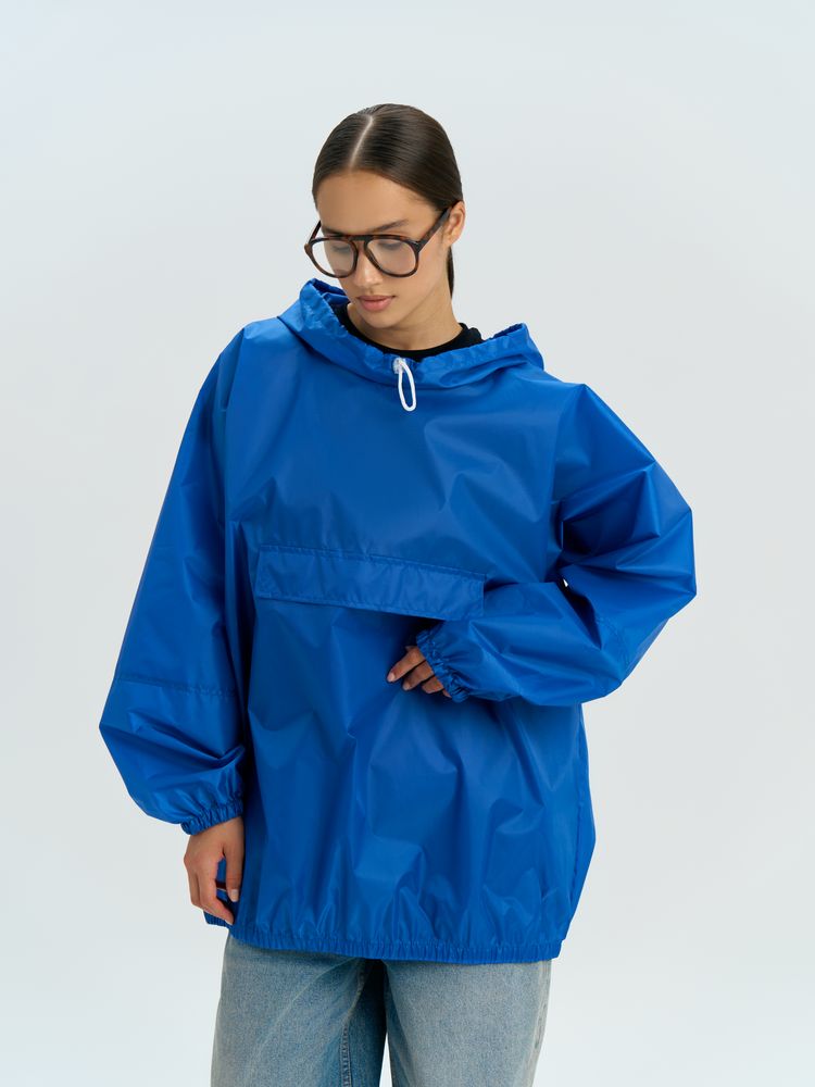 Дождевик-анорак Alatau, укороченный, синий, единый размер — изображение 13