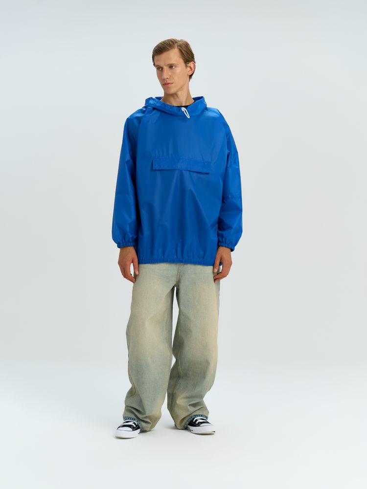 Дождевик-анорак Alatau, укороченный, синий, единый размер — изображение 10