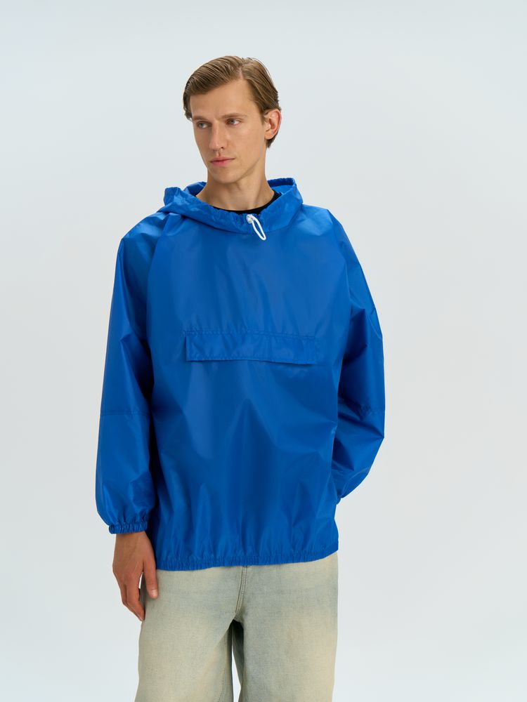 Дождевик-анорак Alatau, укороченный, синий, единый размер — изображение 6