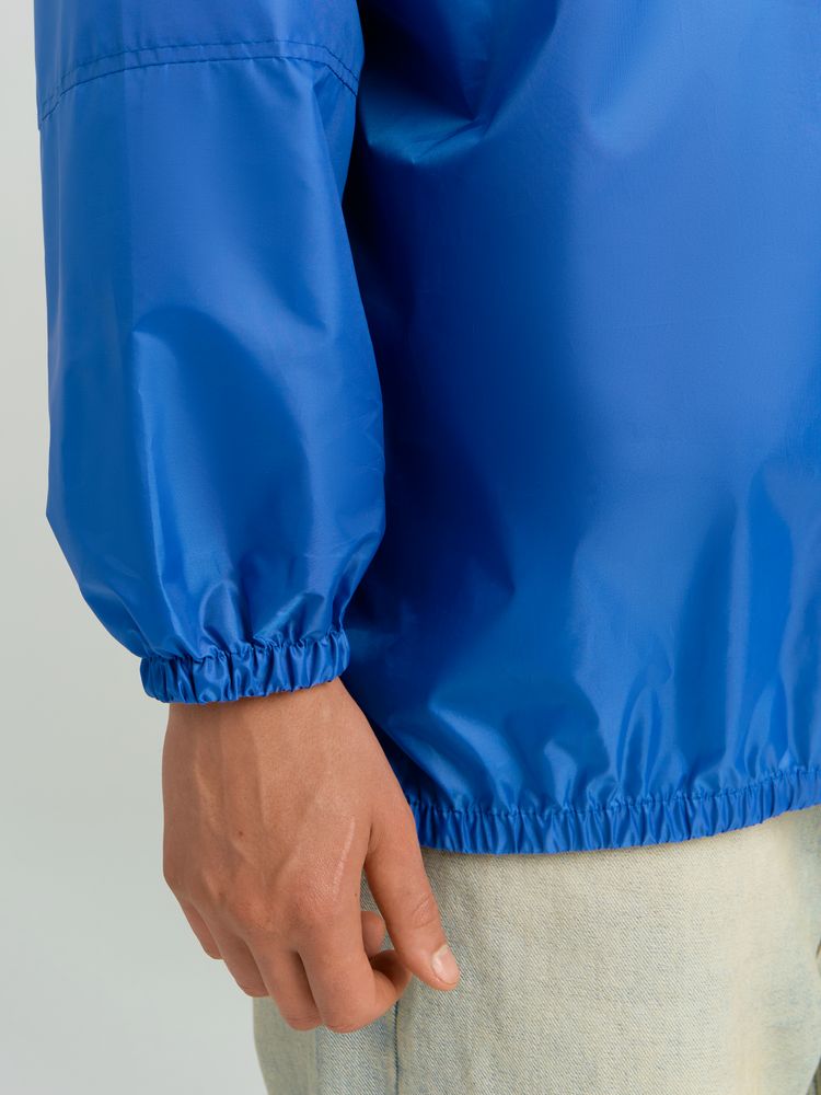 Дождевик-анорак Alatau, укороченный, синий, единый размер — изображение 8