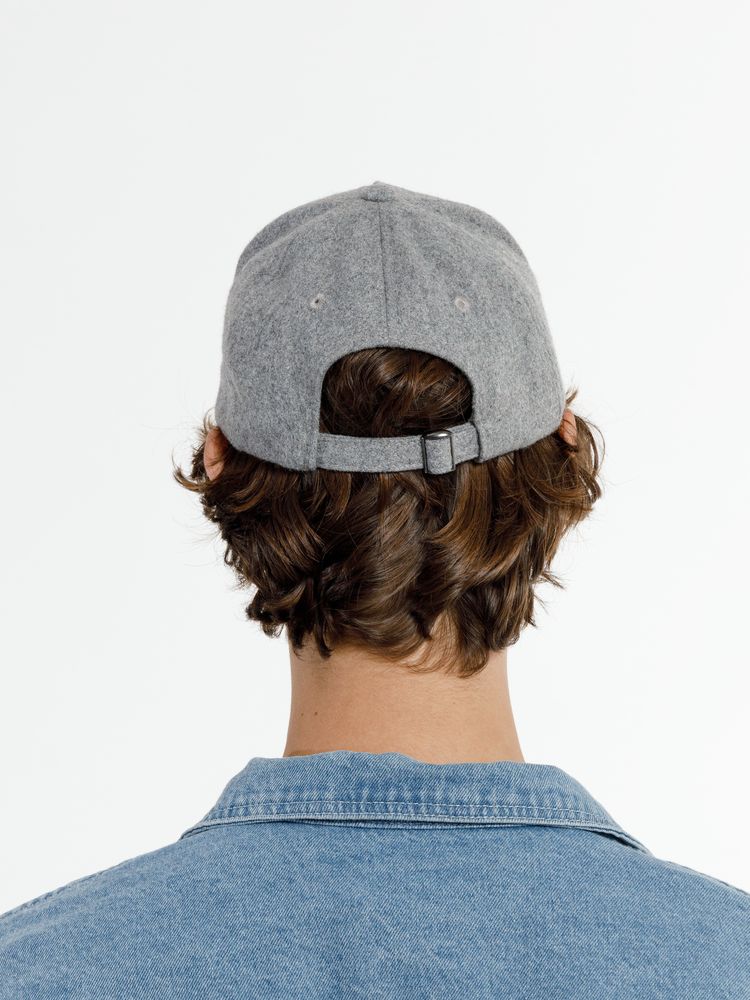 Бейсболка Woolridge, серый меланж — изображение 9