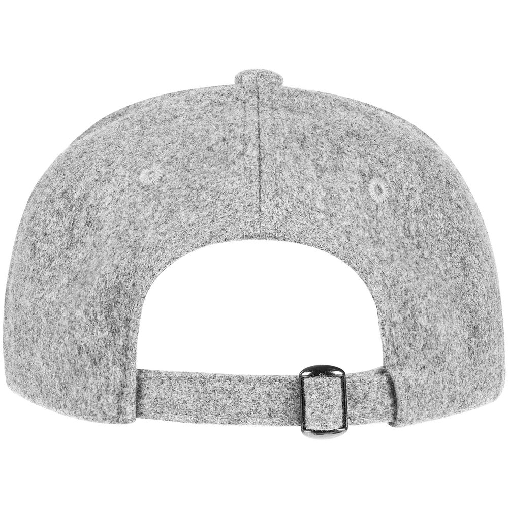 Бейсболка Woolridge, серый меланж — изображение 5