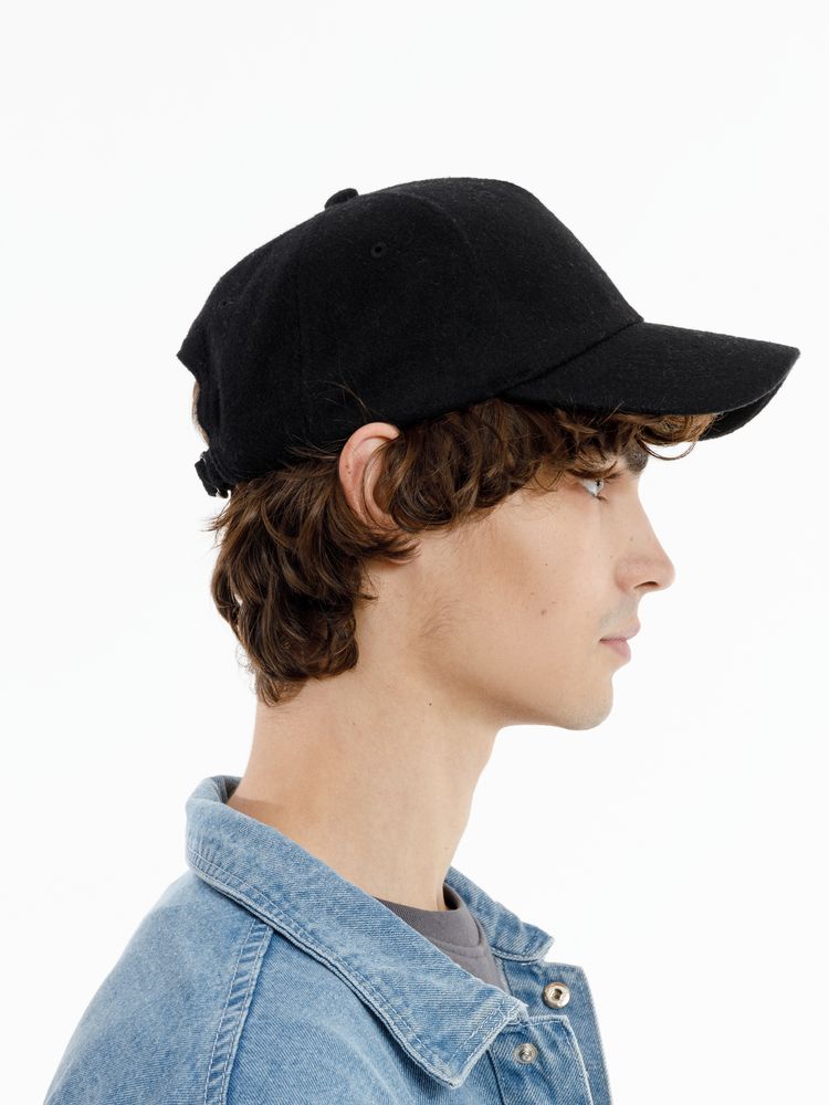 Бейсболка Woolridge, черная — изображение 8