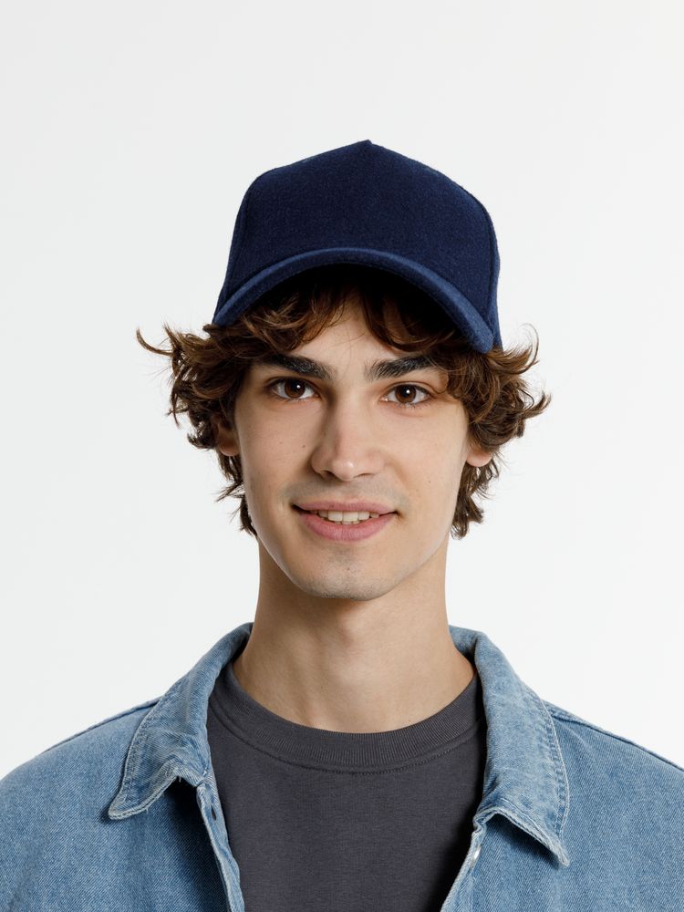 Бейсболка Woolridge, темно-синяя — изображение 7