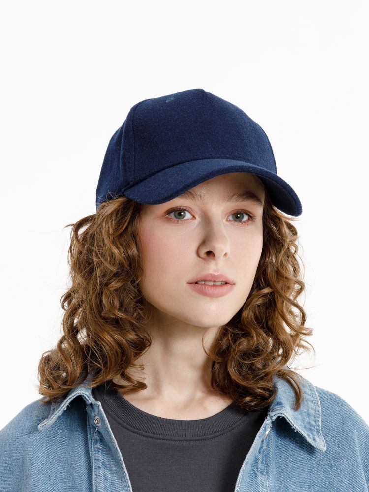 Бейсболка Woolridge, темно-синяя — изображение 10