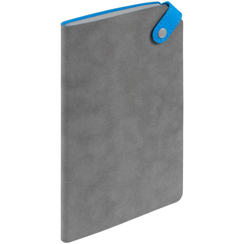 Ежедневник Corner, недатированный, серый с голубым — изображение 3
