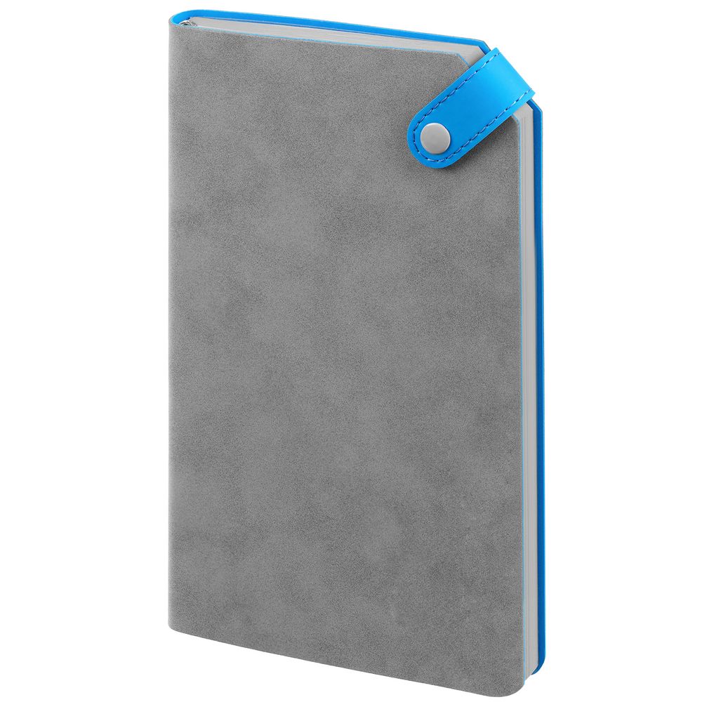 Ежедневник Corner, недатированный, серый с голубым — изображение 2