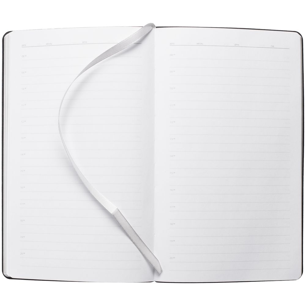 Ежедневник Aspect на заказ, недатированный, серый — изображение 8