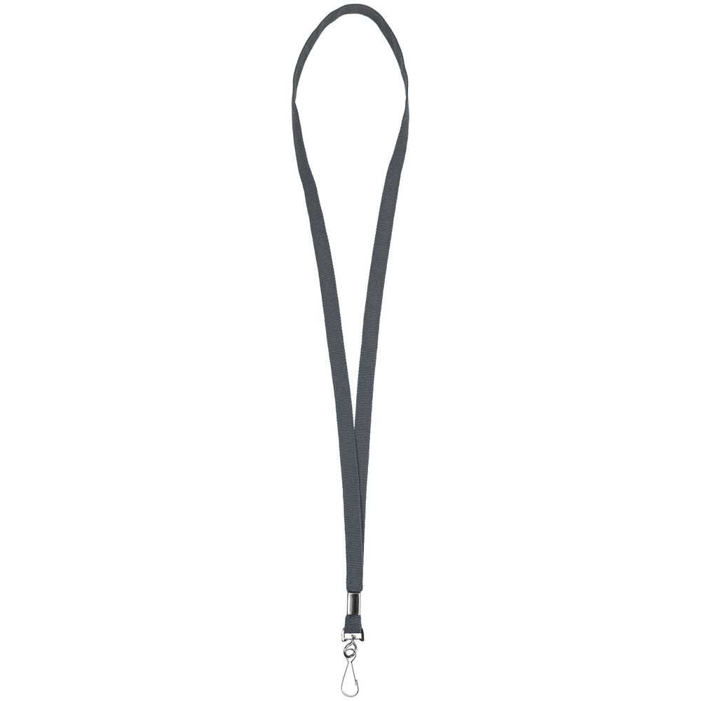 Лента с карабином Colorplan, серая — изображение 2