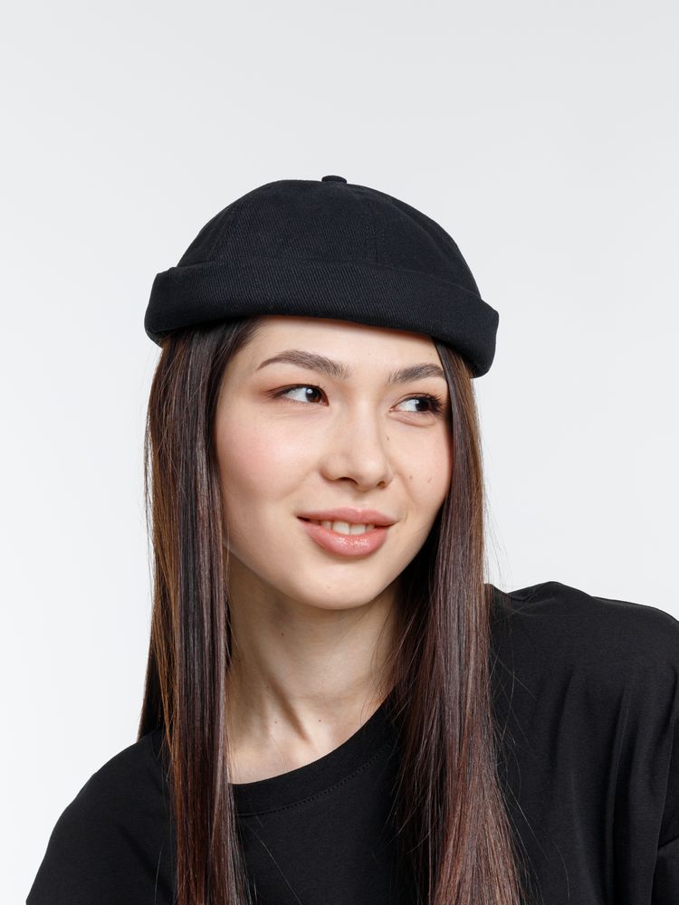 Кепка без козырька Marinero, черная — изображение 2