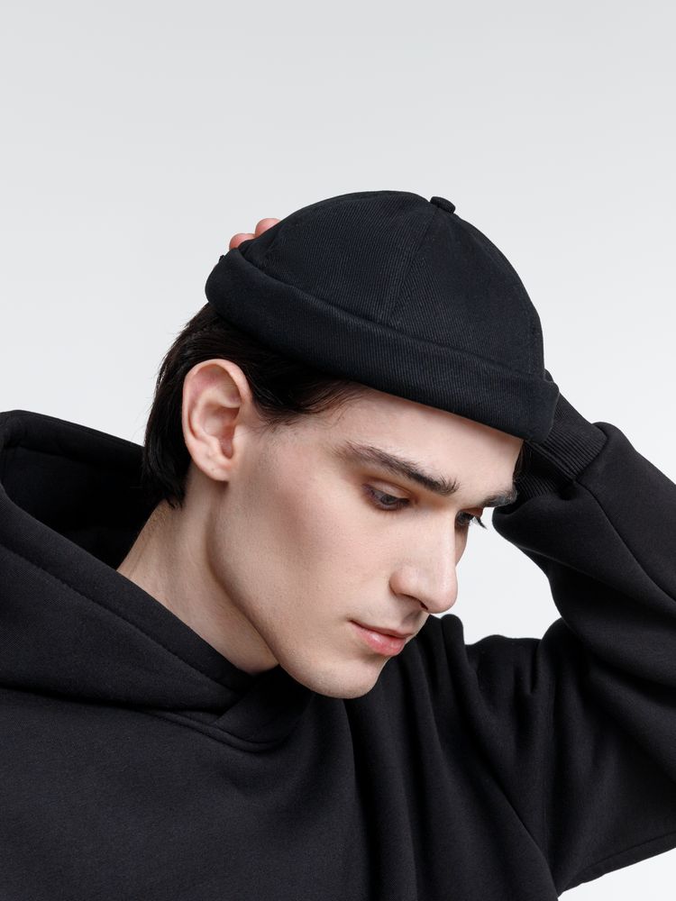 Кепка без козырька Marinero, черная — изображение 8